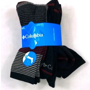 Men's Columbia Ombre Stripe Crew 4 Pack Socks